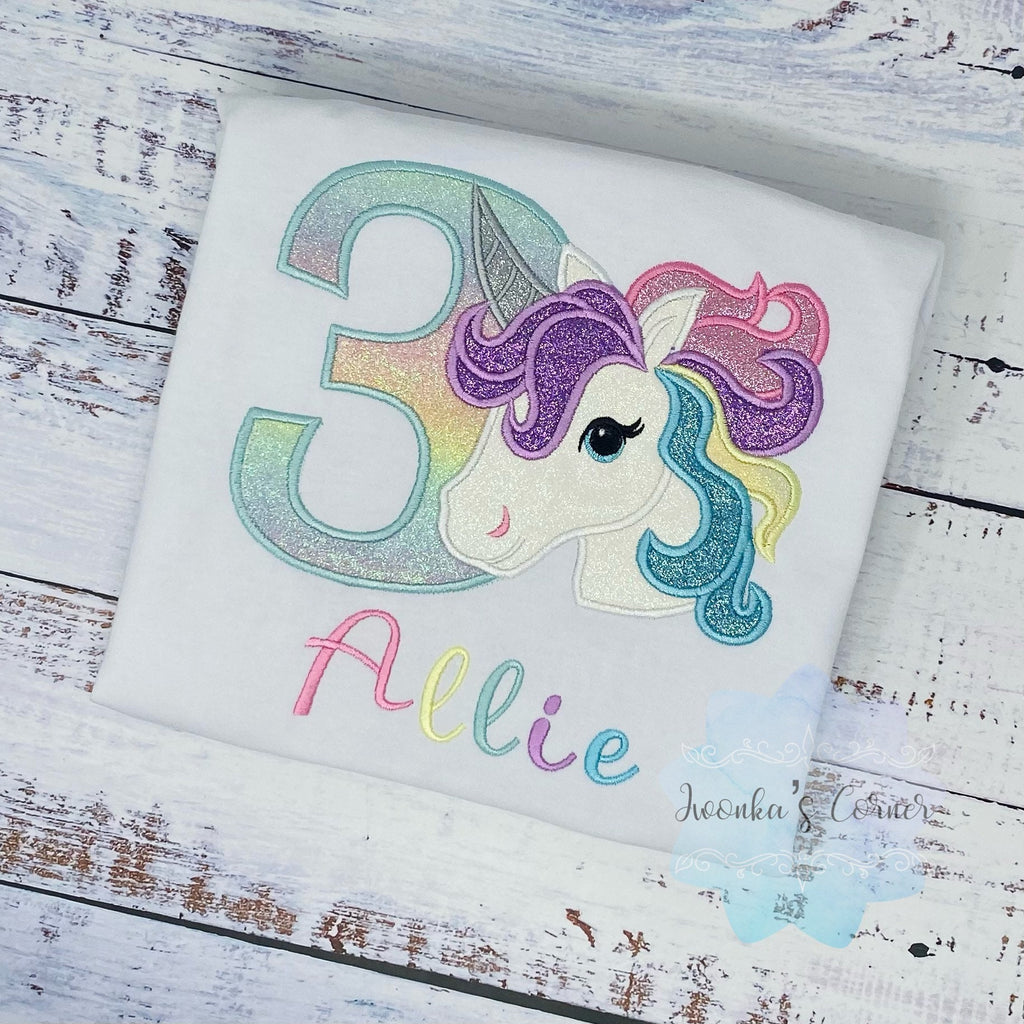 Girl 5th Birthday Pastel Unicorn Shirt, Rainbow Pastel Unicorn Birthday Outfit, Unicorn birthday Rainbow Unicorn outfit